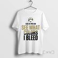 Officials Slice Me Open See What Colors I Bleed Georgia Tech Yellow Jackets Football T-Shirts