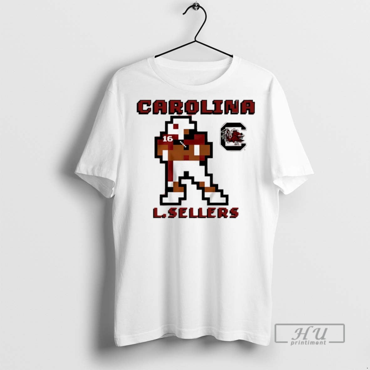 Officials South Carolina Gamecocks Football Lanorris Sellers Pixel T Shirts s