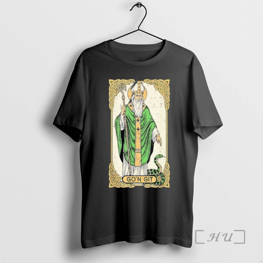 Officials St Patrick Snake Gon Git Card Saint Pattys