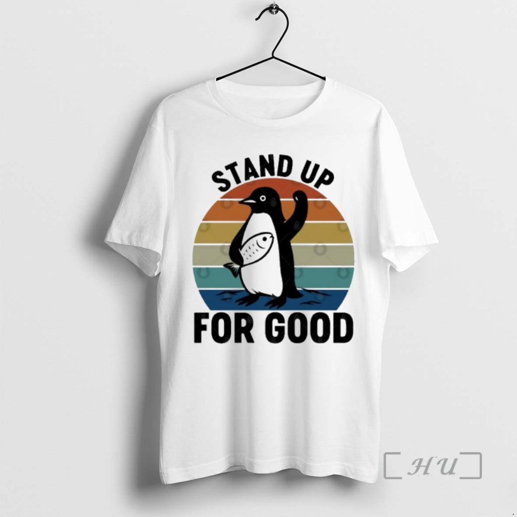 Officials Stand Up For Good Anti Ice Resist Penguin Protest Anti Trump Premium T Shirts