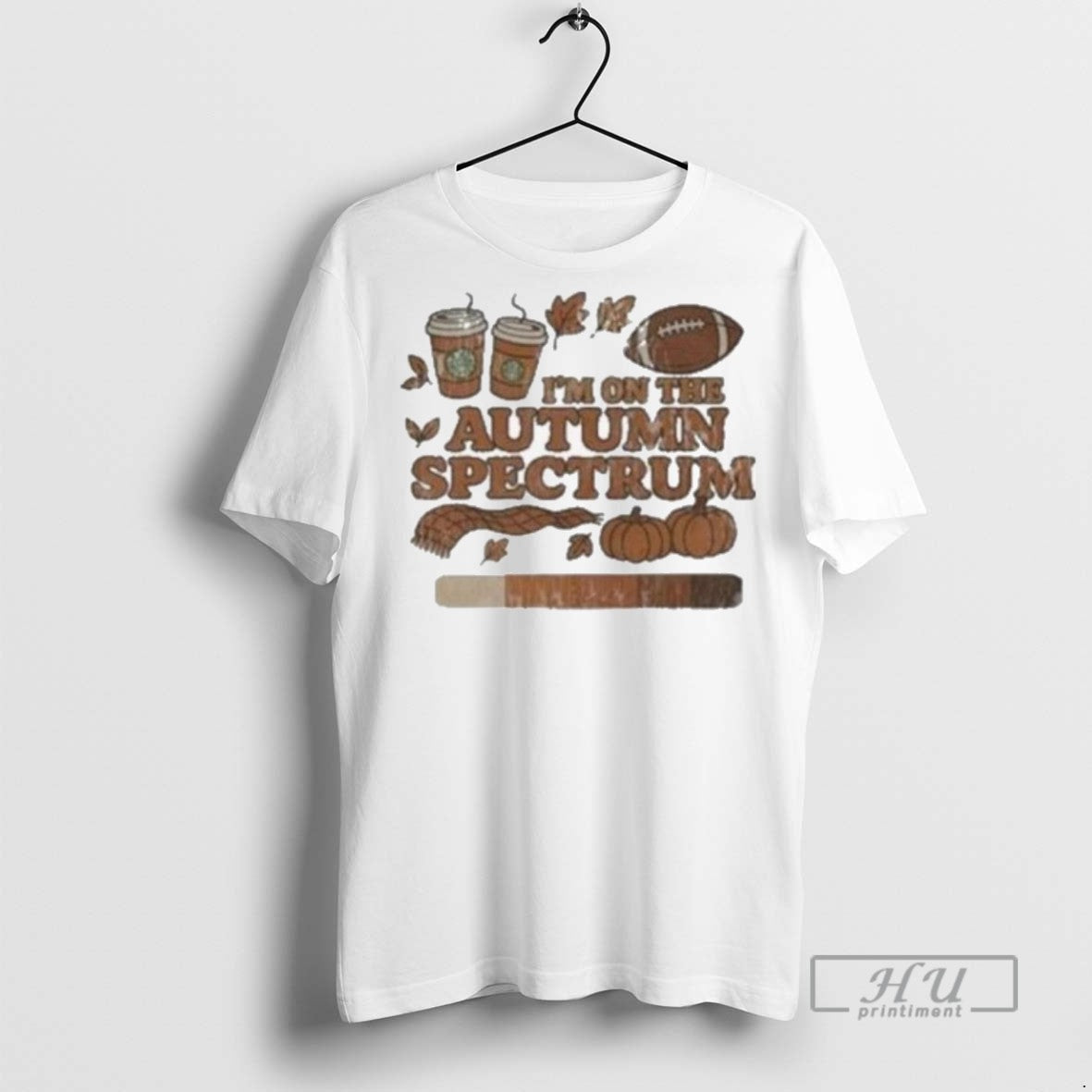 Officials Starbucks Im On The Autumn Spectrum T Shirts s Unisex , , , Long Sleeve Tee