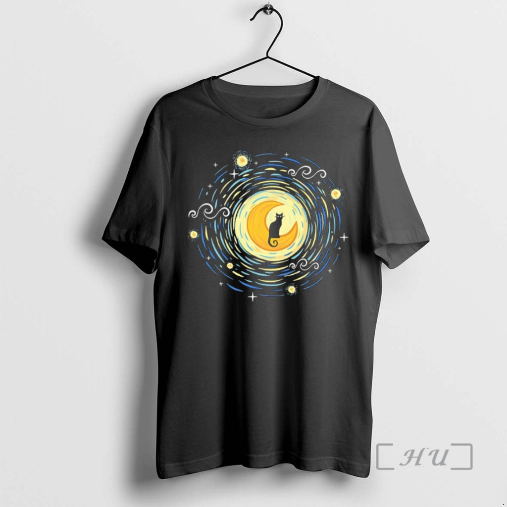 Officials Starry Moon Cat Art