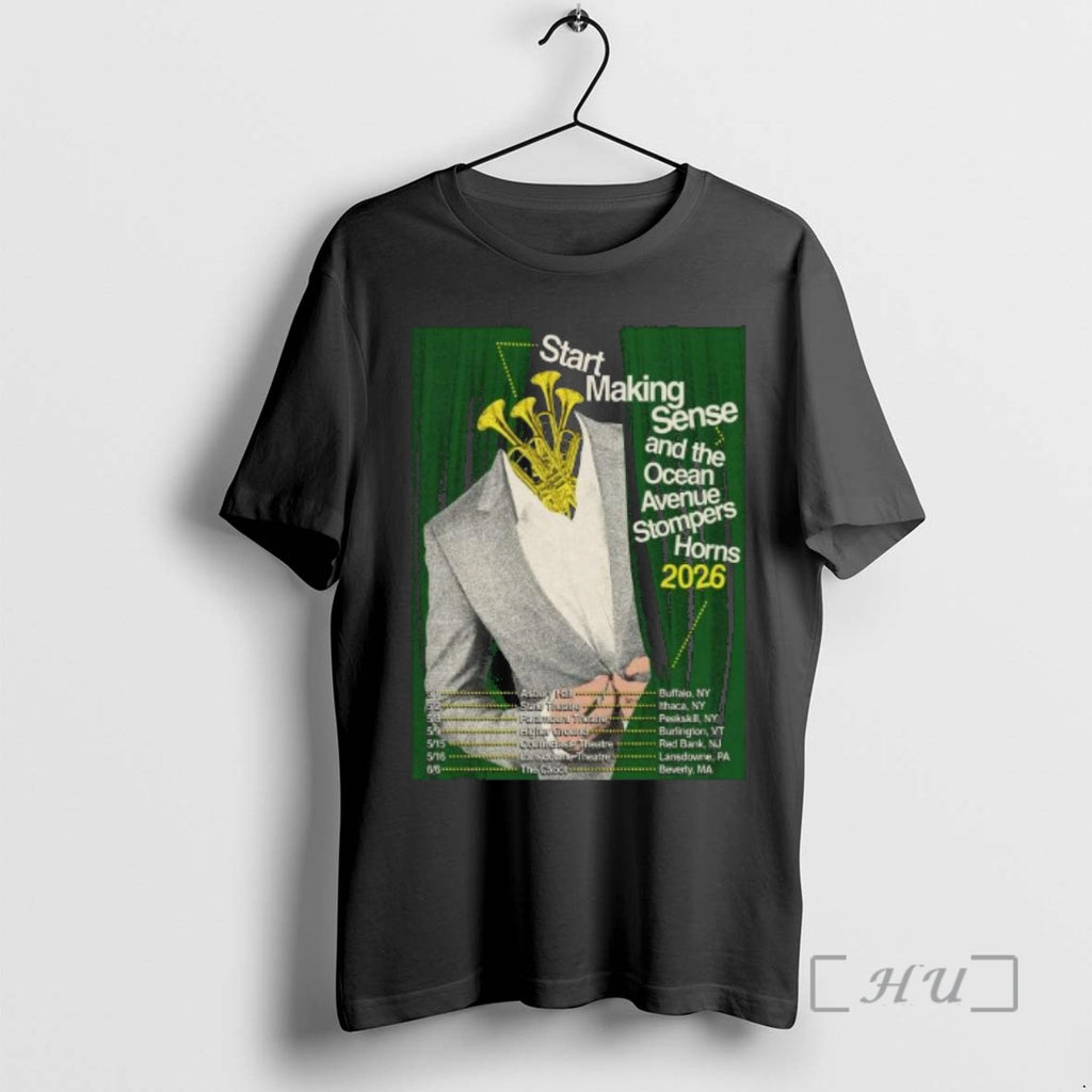 Officials Start Making Sense And Ocean Avenue Stompers Horns Tour 2026 Premium T Shirts Sweater