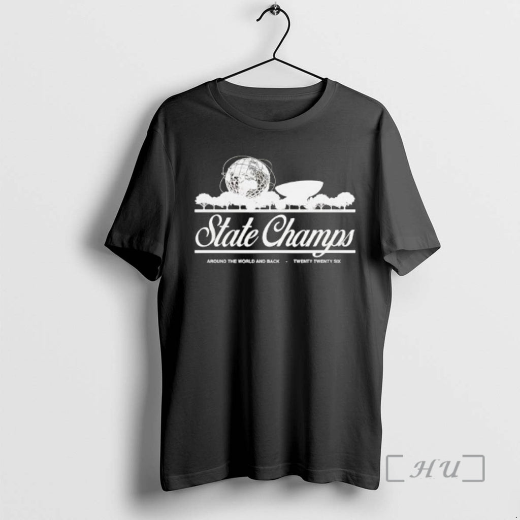 Officials State Champs Around The World And Back Twenty Twenty Six Skyline Premium T Shirts