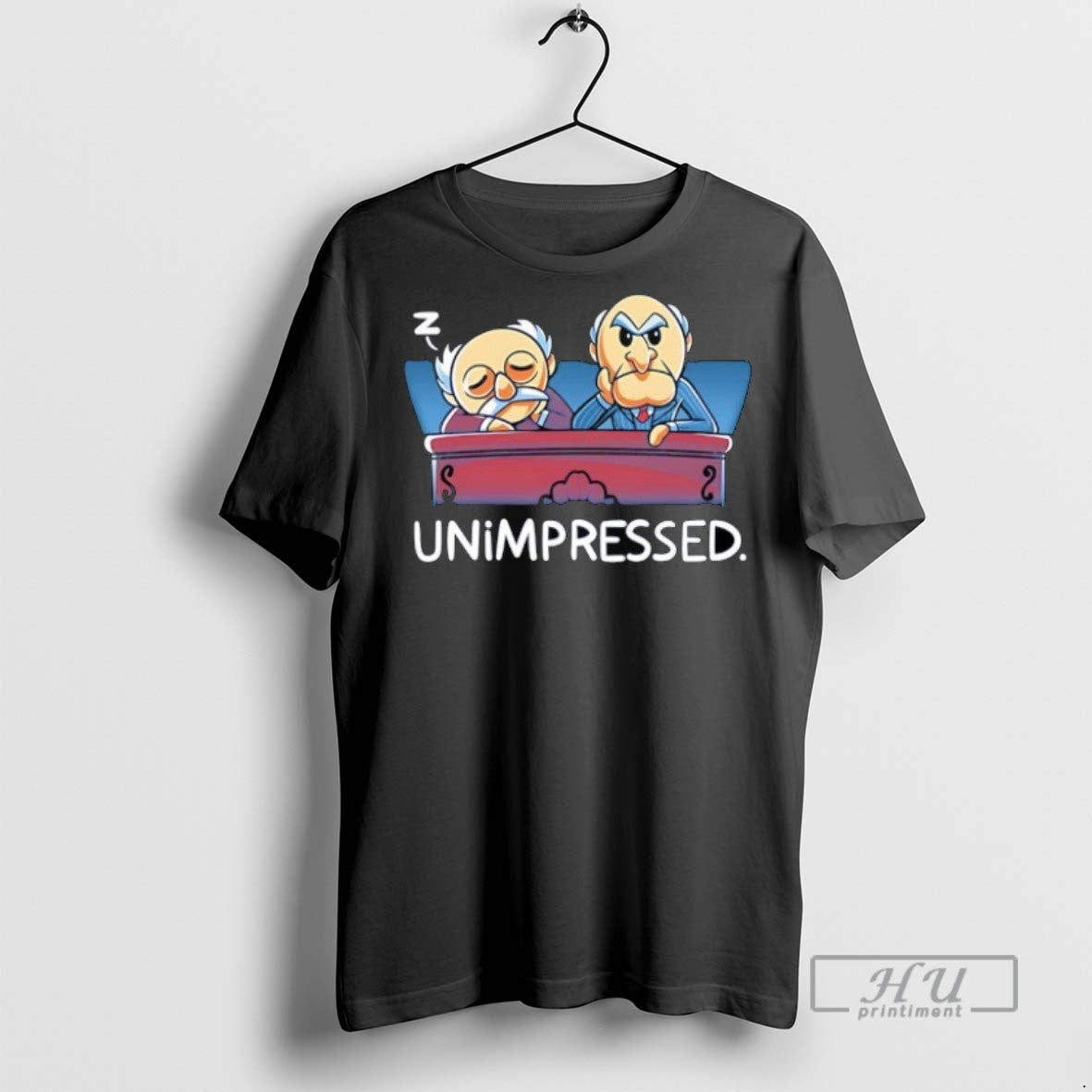 Officials Statler And Waldorf Unimpressed T Shirt s Unisex , , , Long Sleeve Tee