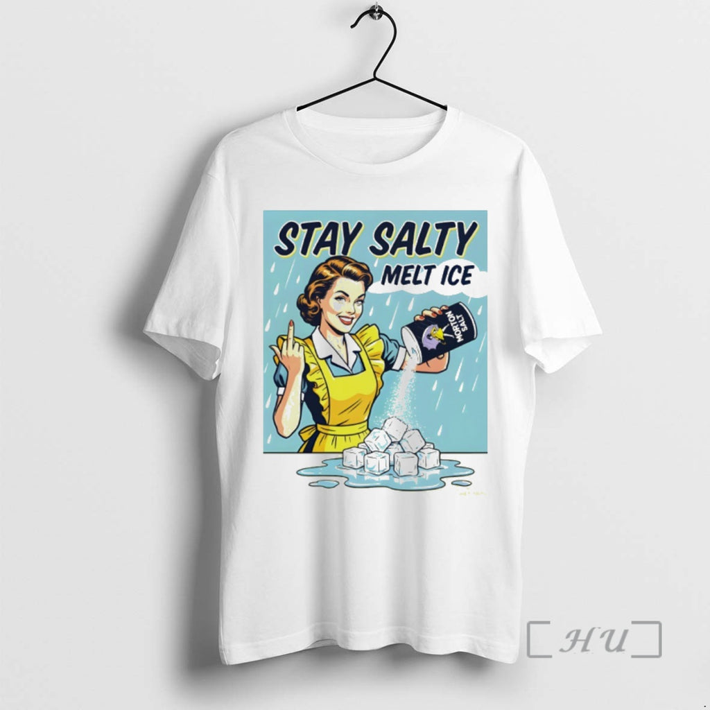 Officials Stay Salty Melt Ice Morton Salt Middle Finger