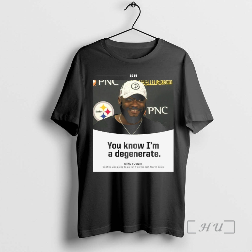 Officials Steelers You Know Im A Degenerate Mike Tomlin On If He Was Going To
