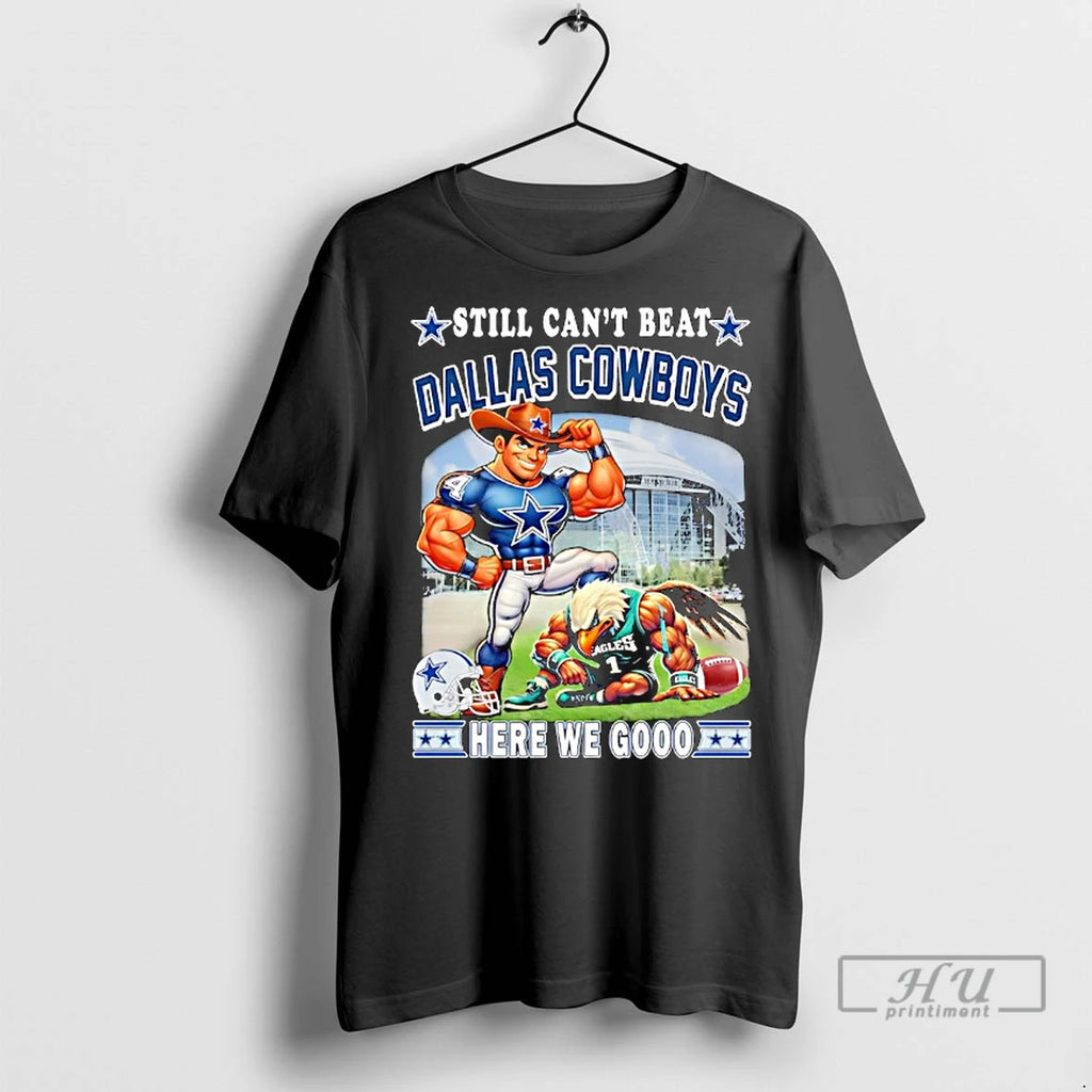 Officials Still Cant Beat Dallas Cowboys Here We Go Mascot T Shirts