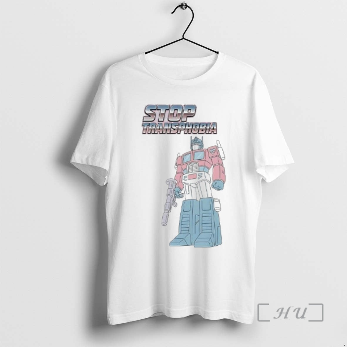 Officials Stop Transphobia Optimus Prime Transformers T-Shirts
