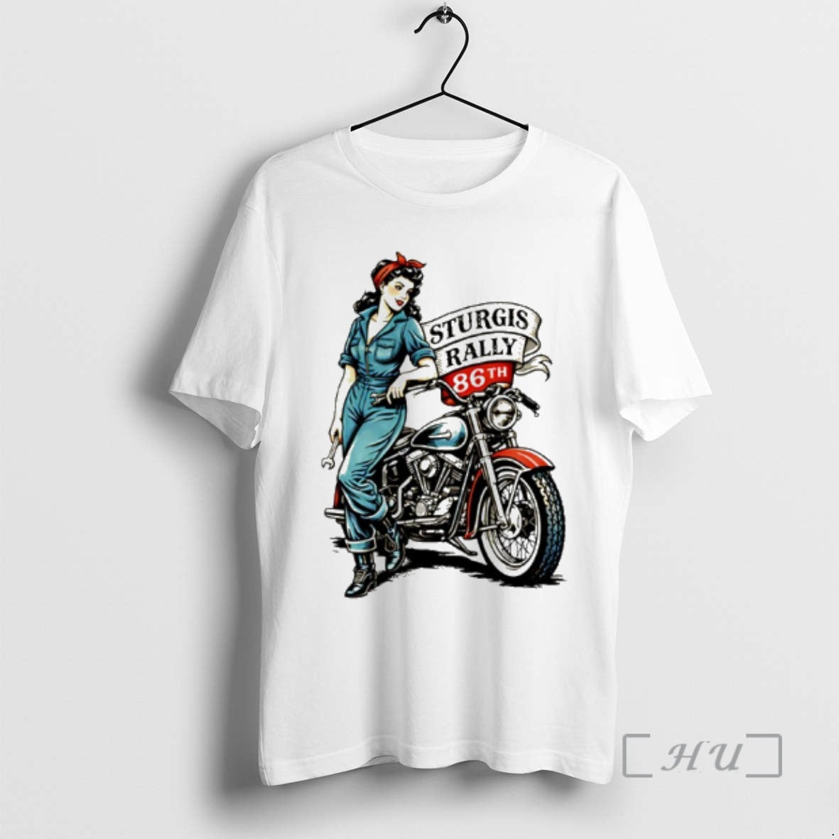Officials Sturgis Iron Rose Pin Up 86th Anniversary 2026 T-Shirts