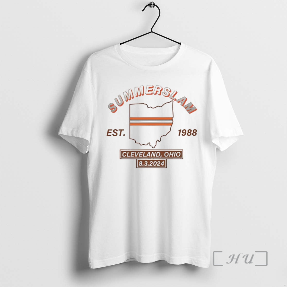 Officials Summerslam Cleveland Ohio Est 1988 T-Shirts