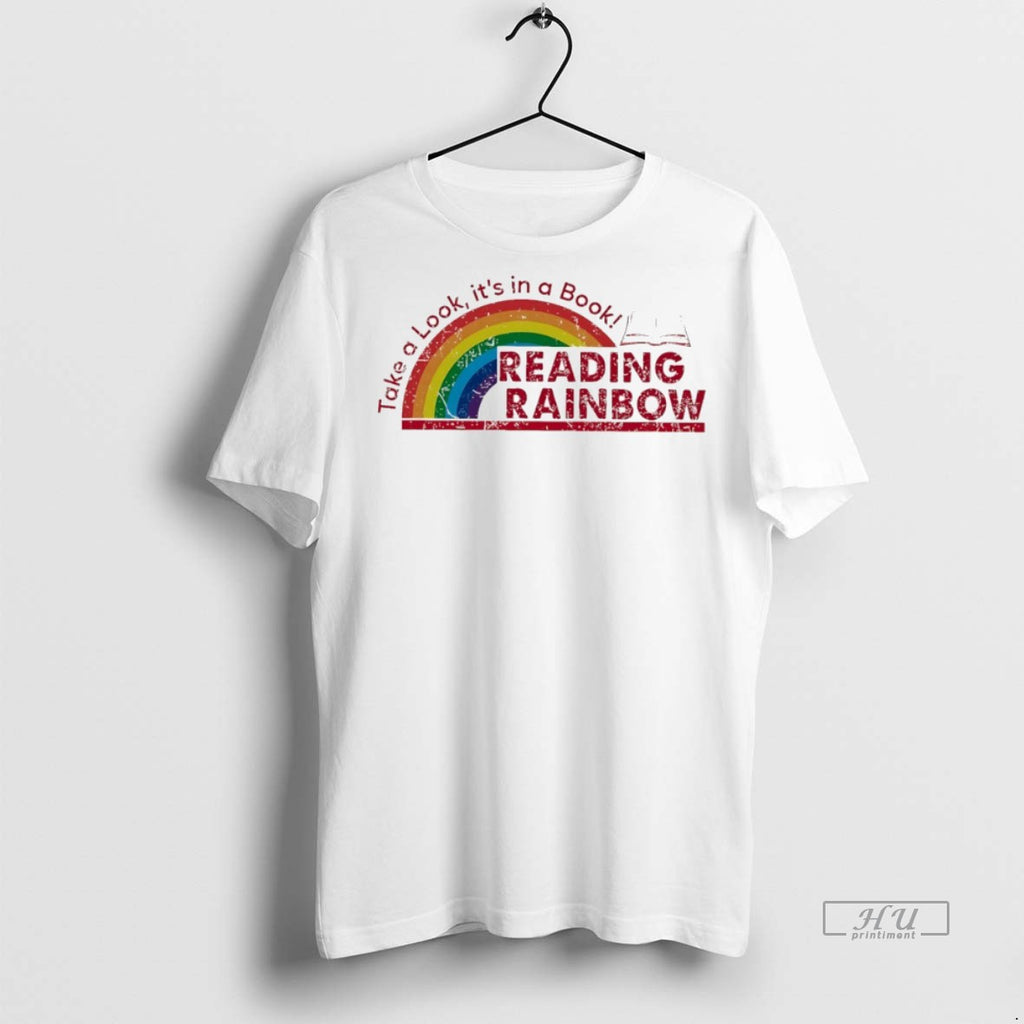Officials Take A Look Its In A Book Reading Rainbow T Shirt Sweater