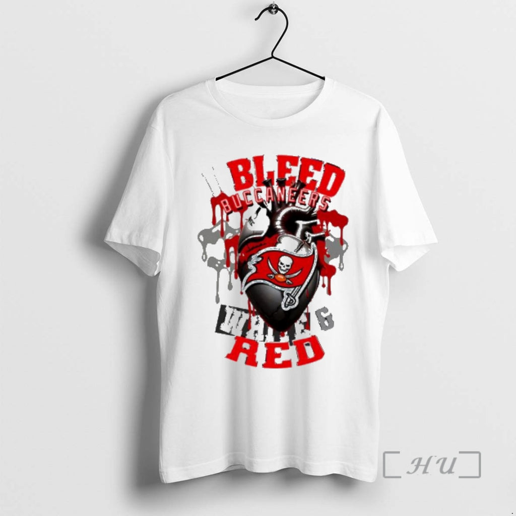 Officials Tampa Bay Buccaneers Heart I Bleed White Red