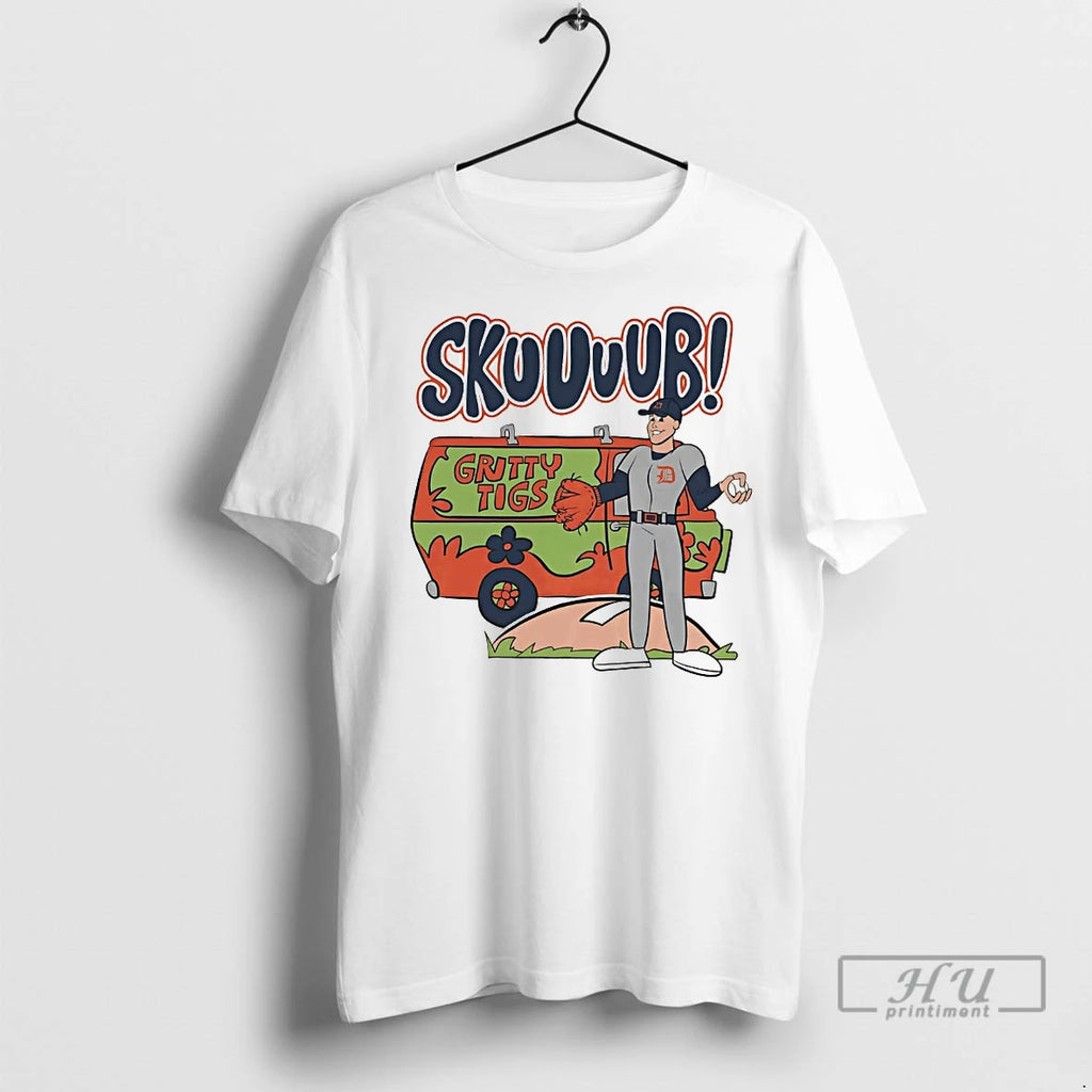 Officials Tarik Skubal Skub Gritty Tigs Detroit Tigers T Shirts