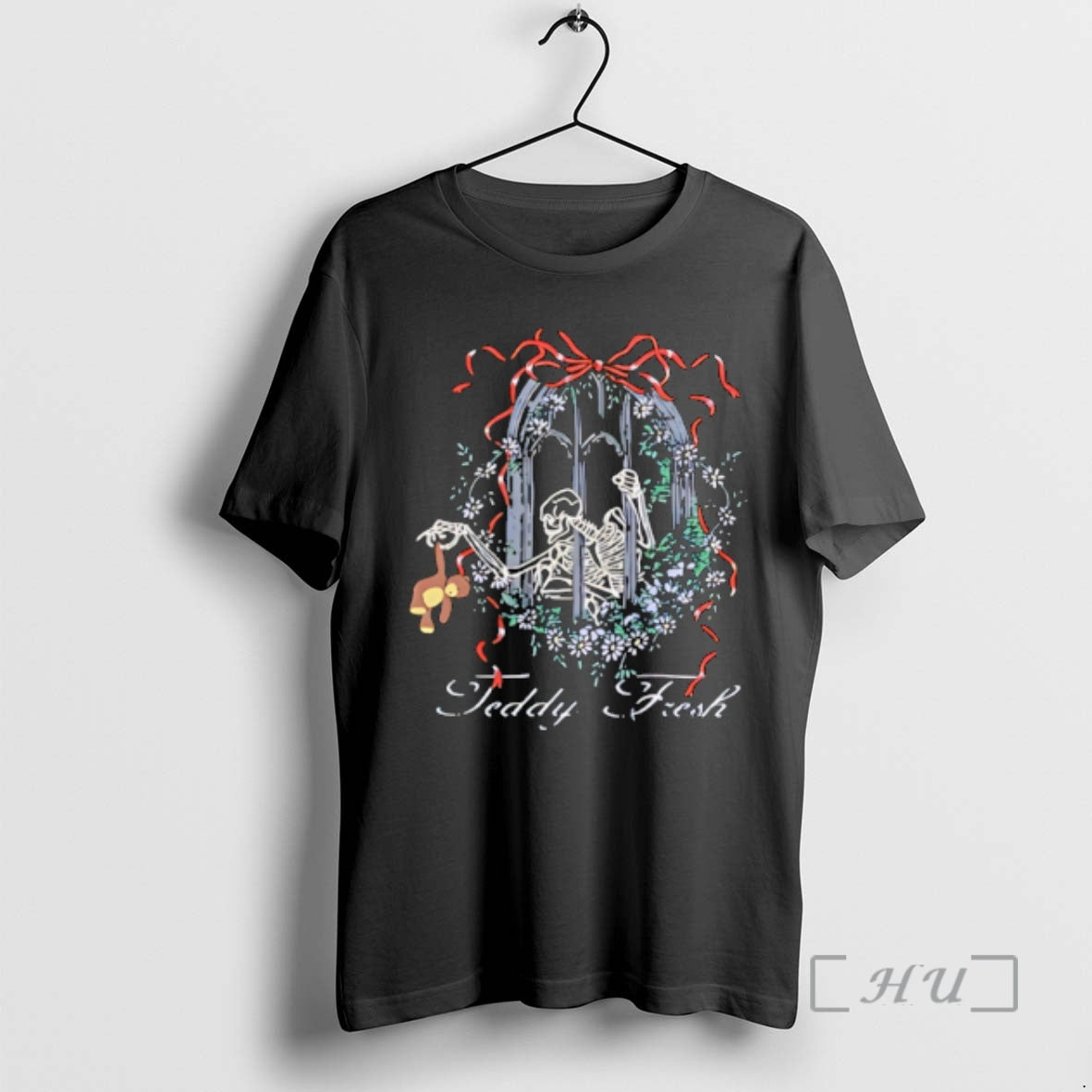 Officials Teddy Fresh Skeleton Gothic Window Graphic