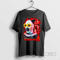 Officials Terrifier 2 Damien Leone Art The Clown T Shirt s Unisex , , , Long Sleeve Tee