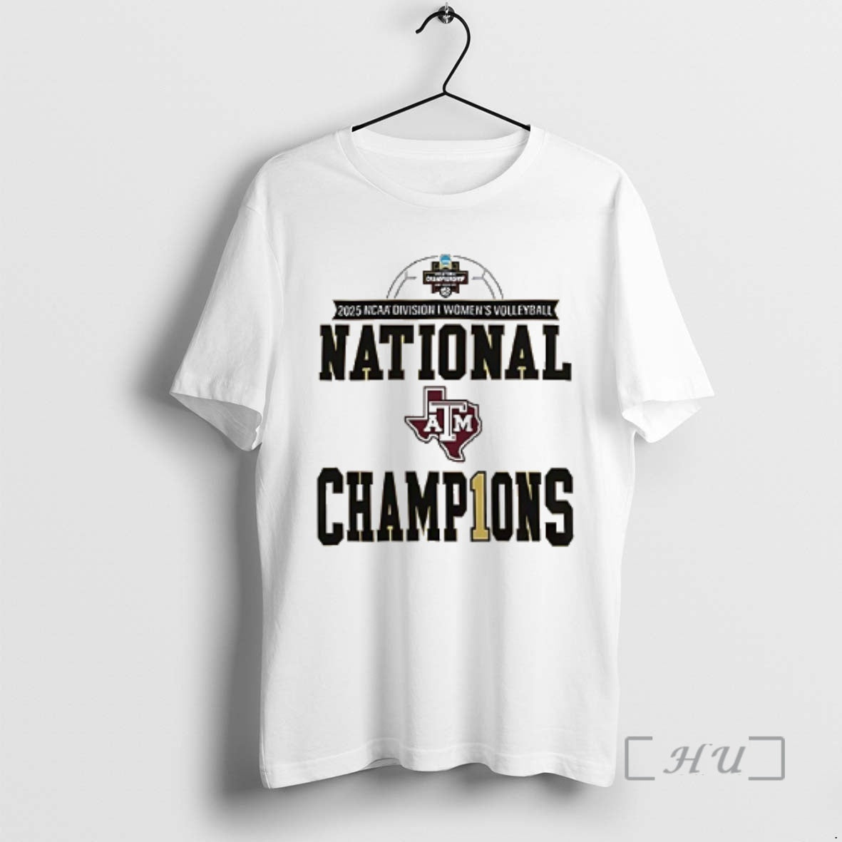 Officials Texas M Aggies 2025 National Champions Volleyball Home 12th T-Shirts