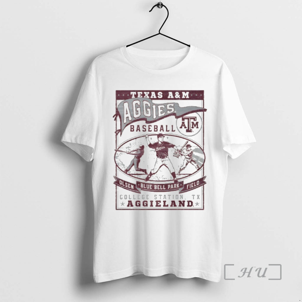 Officials Texas Am Aggies Baseball Olsen Field Blue Bell Park Vintage Premium T Shirts Sweater