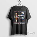 Officials Texas Am Aggies Saturdays Vs Dallas Cowboys Sundays Mascot T-Shirts
