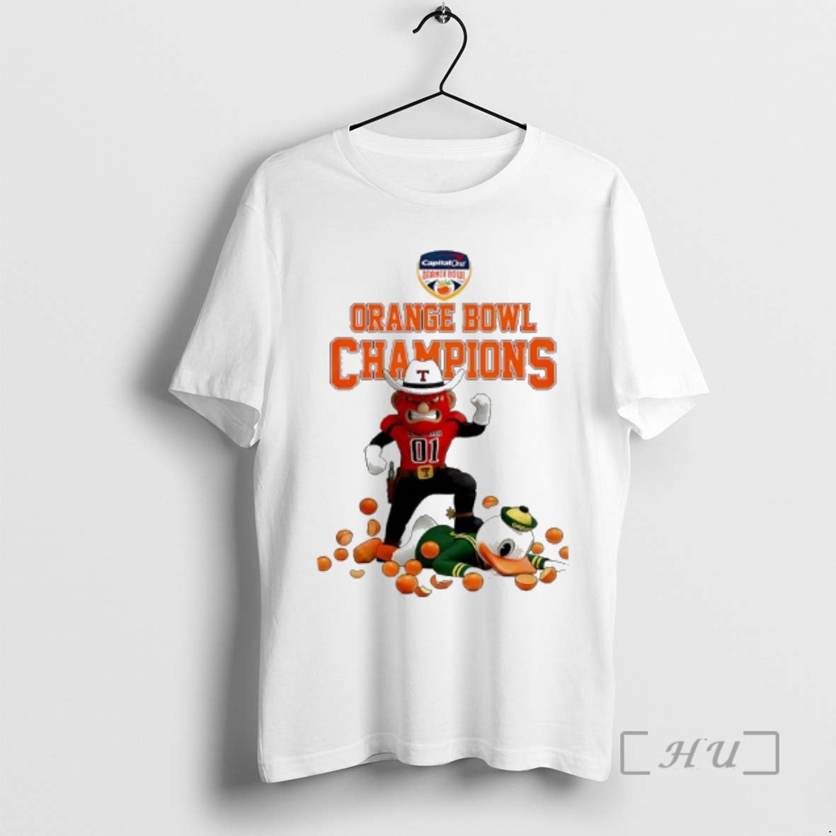 Officials Texas Tech Red Raiders Bowl Game 2026 Champions Mascot T-Shirts