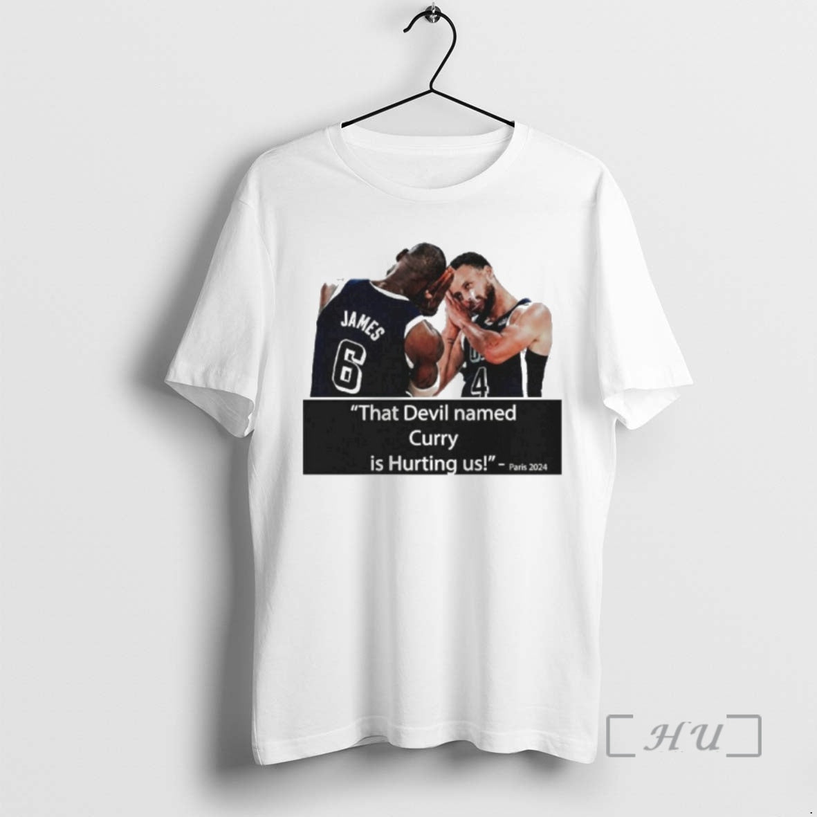 Officials That Devil Named Curry Is Hurting Us Paris 2024 T-Shirts