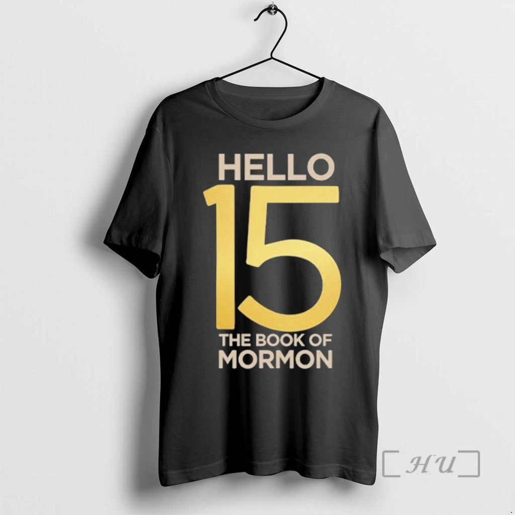 Officials The Book Of Mormon Hello 15th Anniversary Logo
