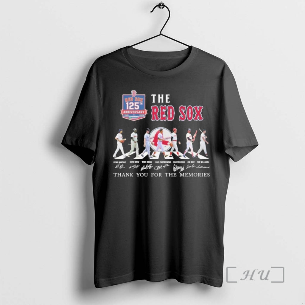 Officials The Boston Red Sox Abbey Road 125th Anniversary 1901 2026 Premium T Shirts Sweater