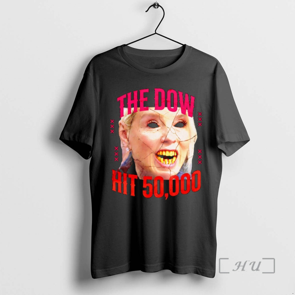 Officials The Dow Hit 50000 Anti Pam Bondi Protest Epstein Files Graphic Premium T Shirts