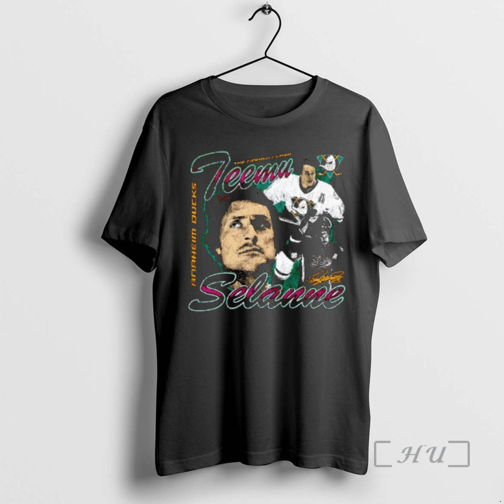Officials The Finnish Flash Teemu Selanne Anaheim Ducks Signature