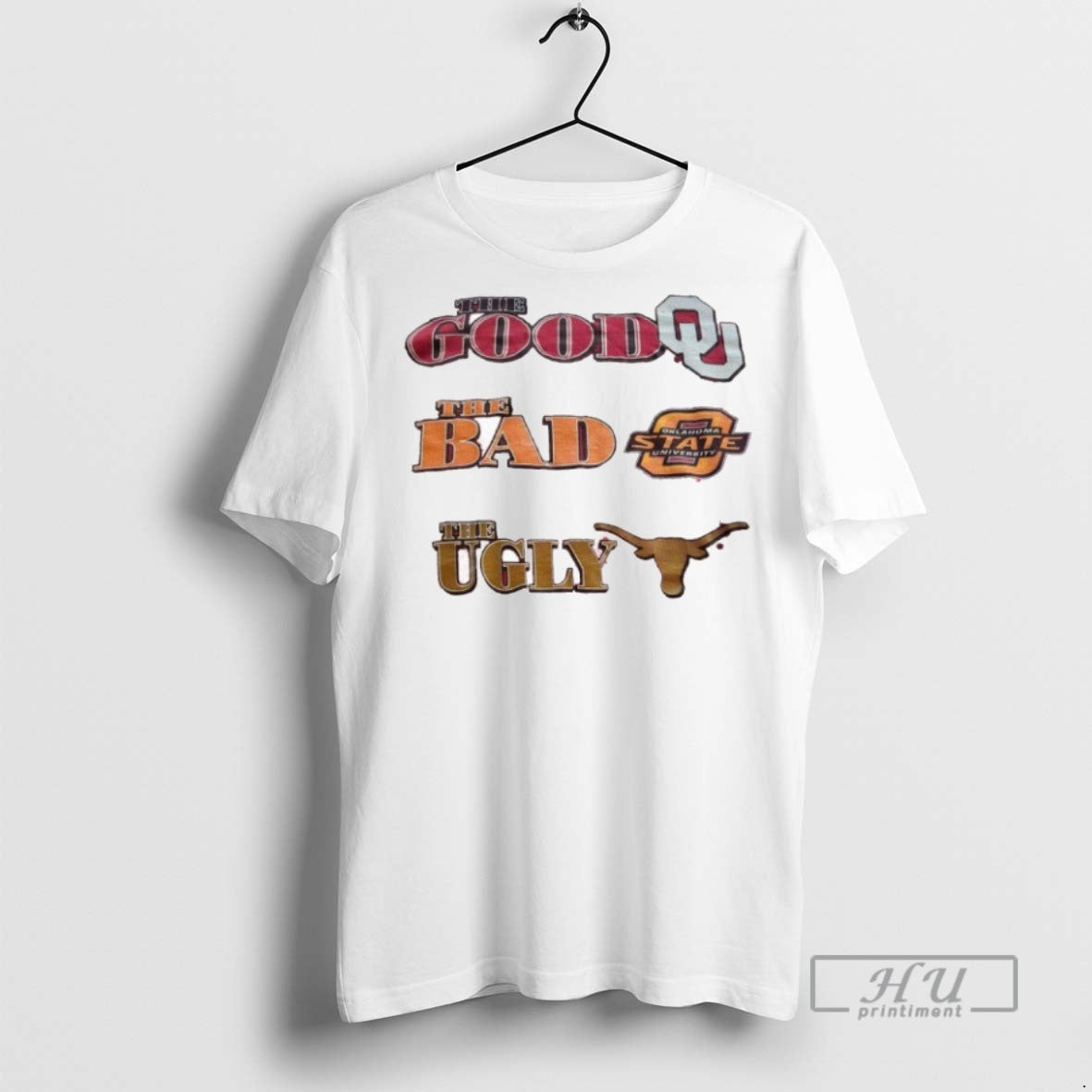 Officials The Good Oklahoma The Bad Oklahoma State The Ugly Texas Longhorns T Shirts Unisex , , , Long Sleeve Tee