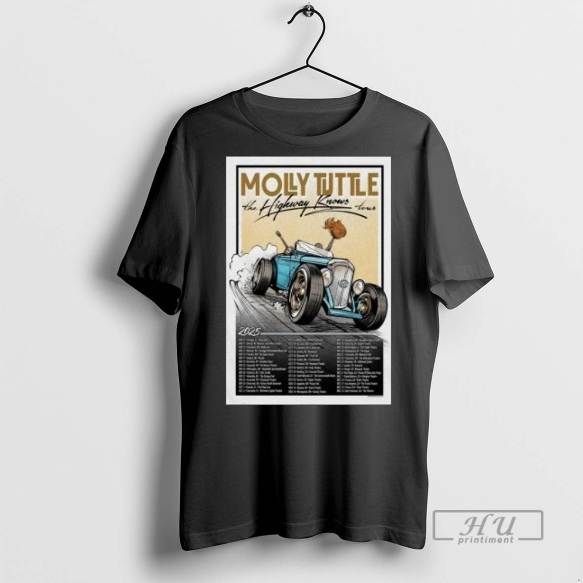 Officials The Highway Knows Tour 2025 Molly Tuttle T Shirts s Unisex , , , Long Sleeve Tee