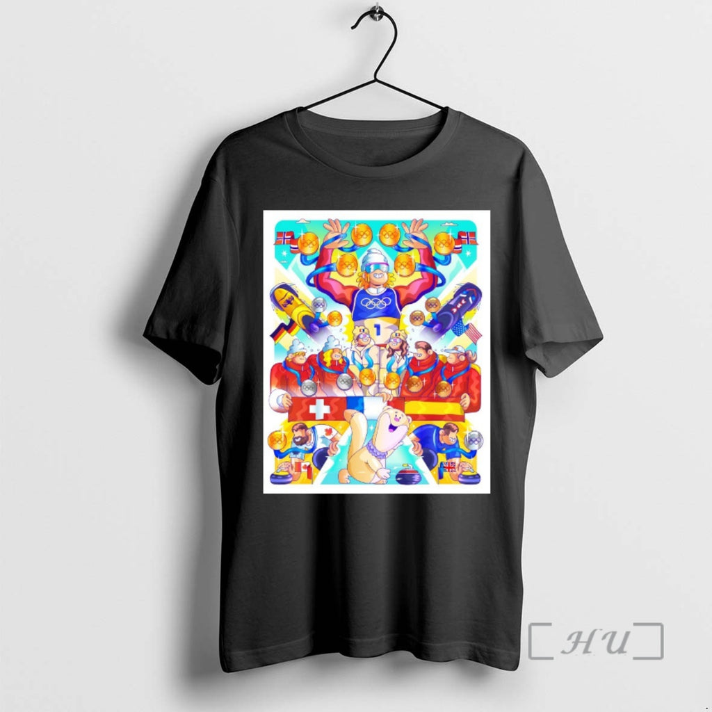Officials The Incredible History Of Day 15 At Milano Cortina 2026 Art Premium T Shirts