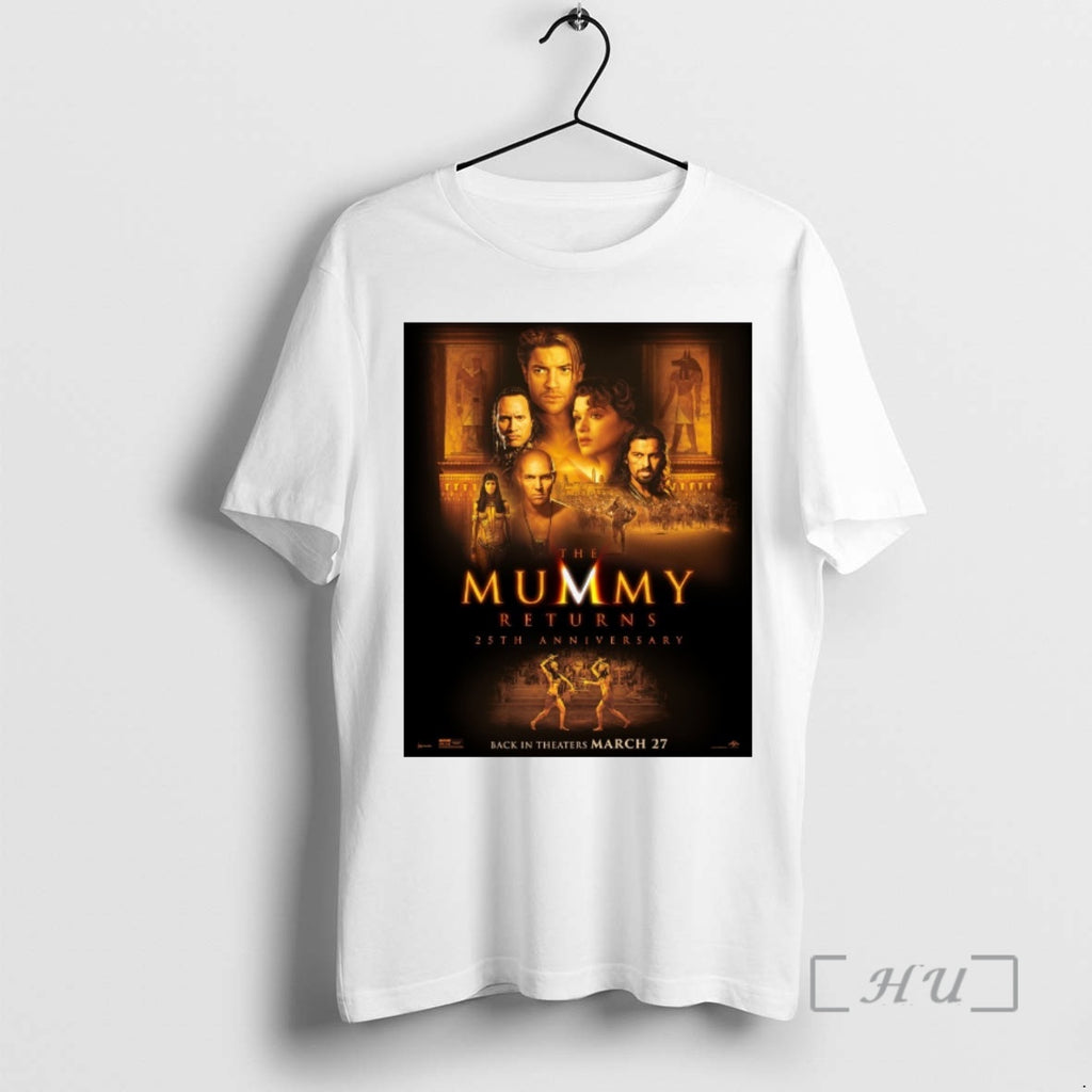 Officials The Mummy Returns 25th Anniversary Back In Theaters March 27 Premium T Shirts Sweater