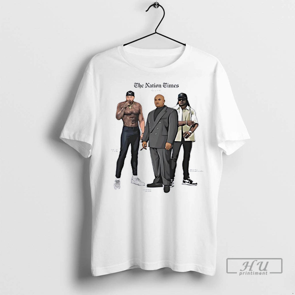 Officials The Nation Times 2024 Maxx Crosby Antonio Pierce And Davante Adams T Shirt