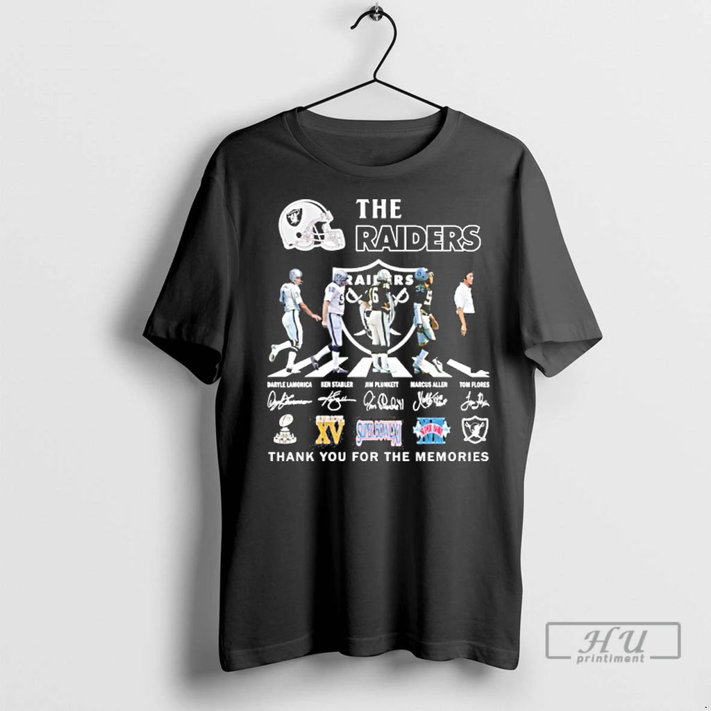 Officials The Oakland Raiders Abbey Road 2025 T Shirts