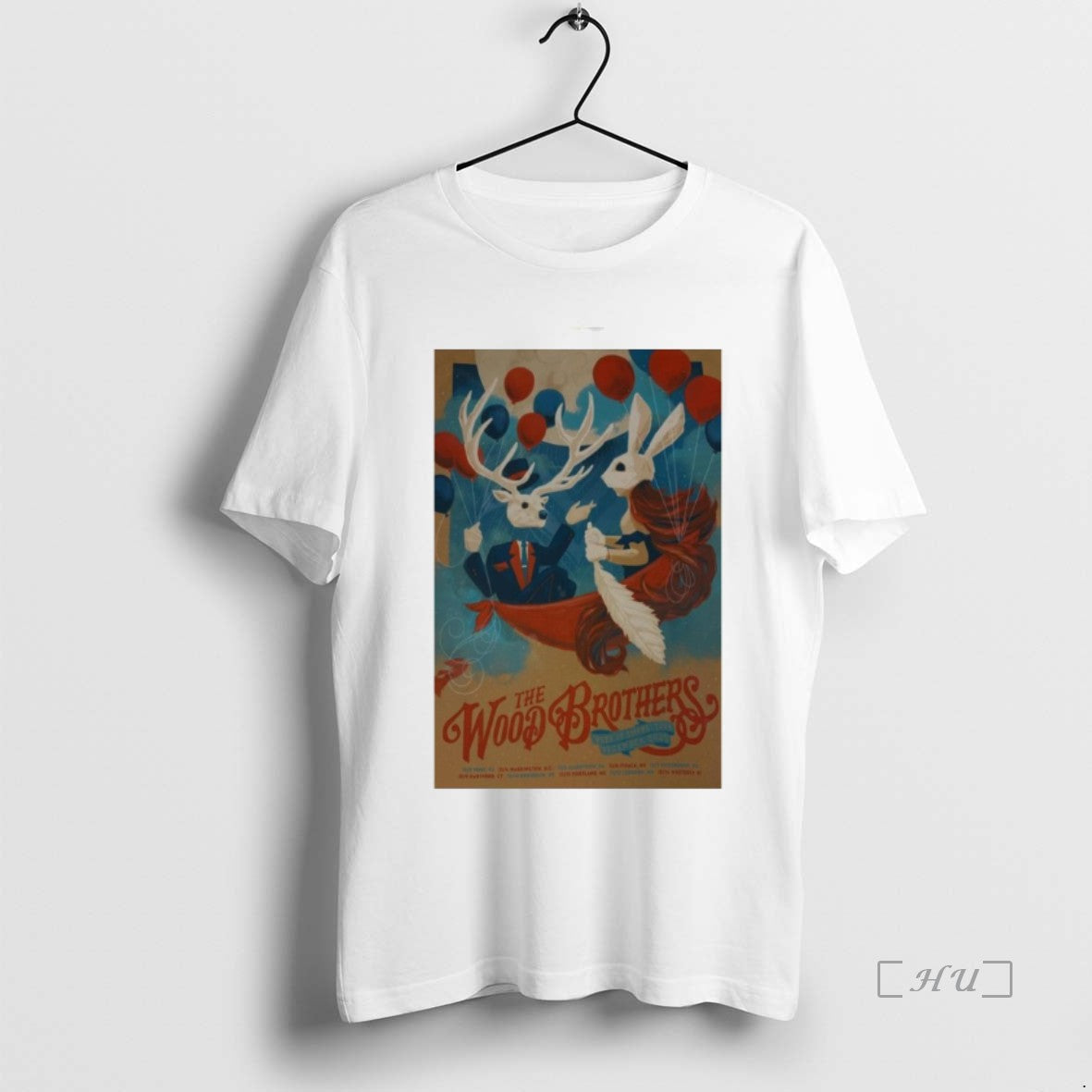 Officials Wood Brothers Puff Smoke Tour December 2025 T-Shirts