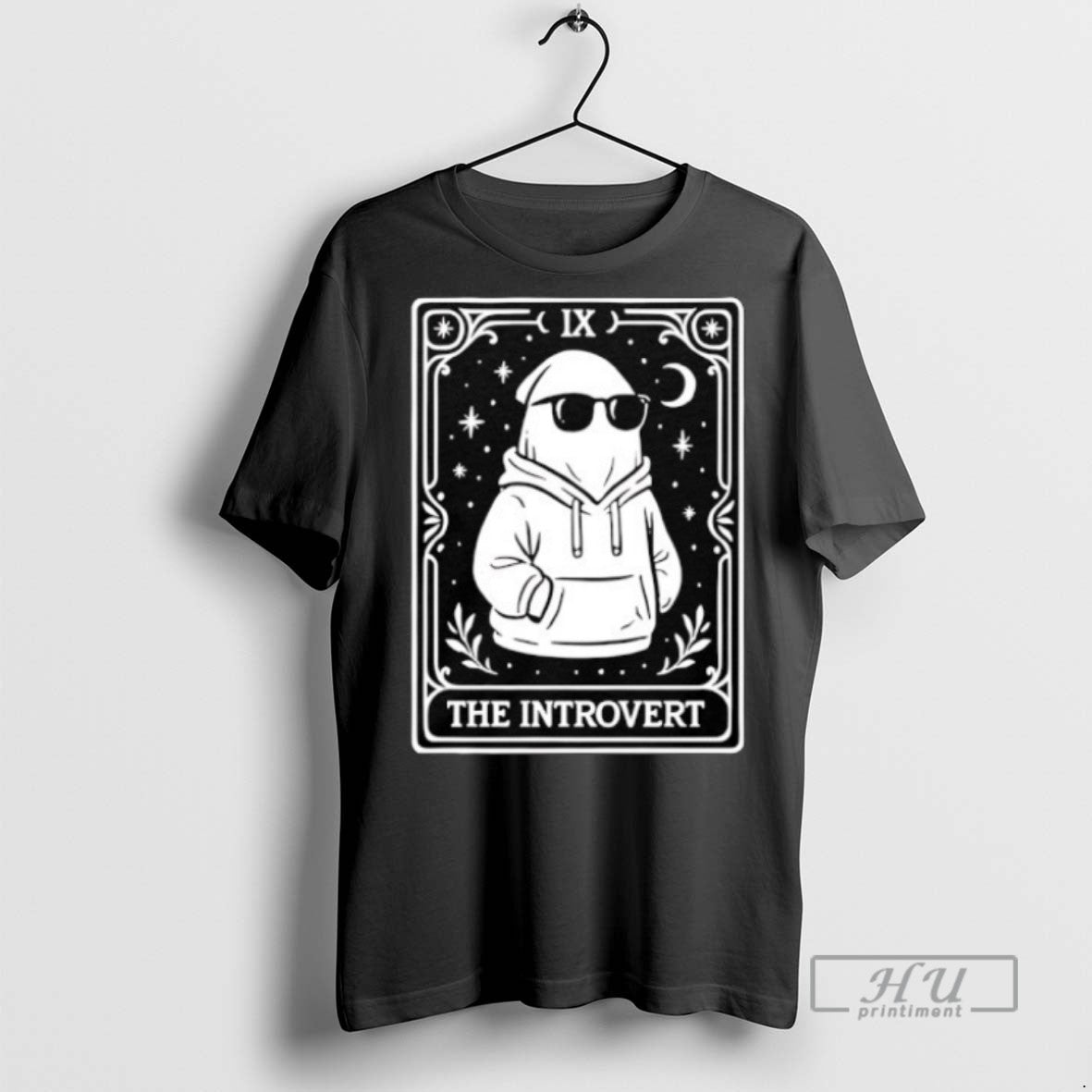 Officials The Introvert Tarot Card Halloween T Shirt s Unisex , , , Long Sleeve Tee