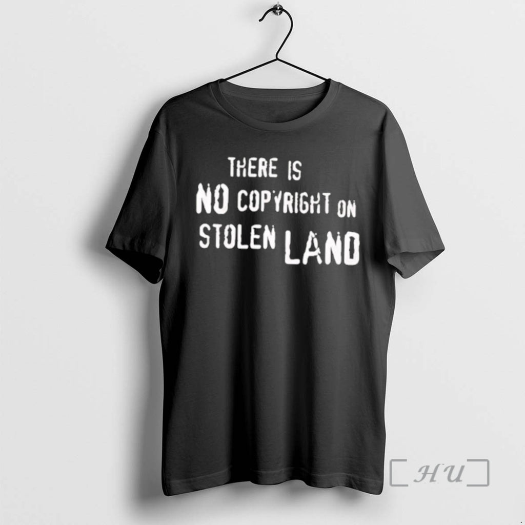 Officials There Is No Copyright On Stolen Land Distressed Text