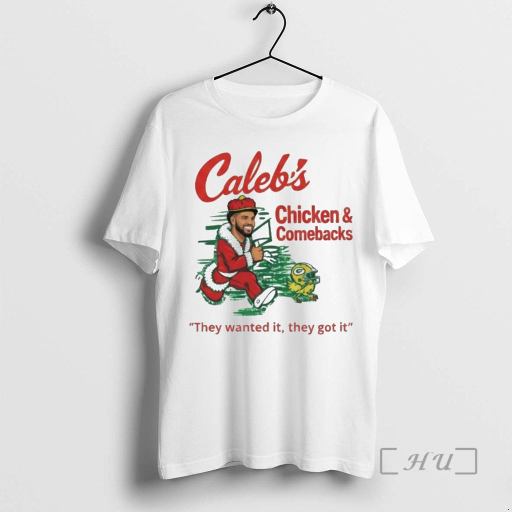 Officials They Wanted It They Got It Caleb Williams Chicken Comebacks Premium T Shirts Sweater