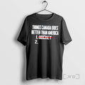 Officials Things Canada Does Better Than America 1 Hockey 2 Funny Premium T Shirts Sweater