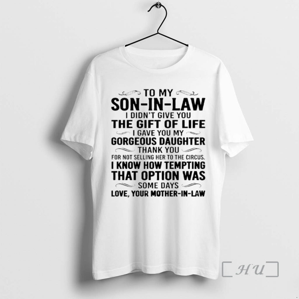 Officials To My Son In Law I Didnt Give You The Gift Of Life