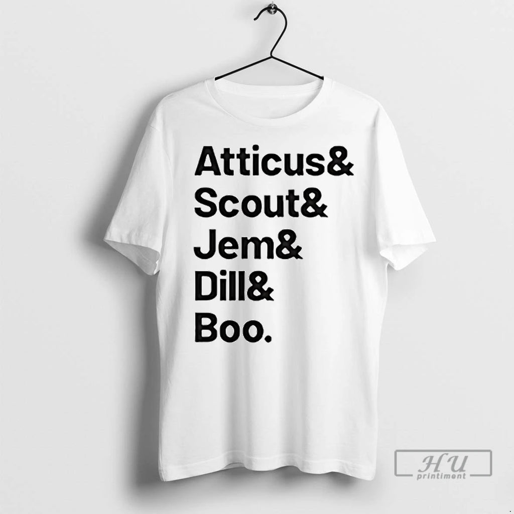 Officials Tom Hayworth Home Economics Wearing Atticus Scout Jem Dill Boo T Shirt
