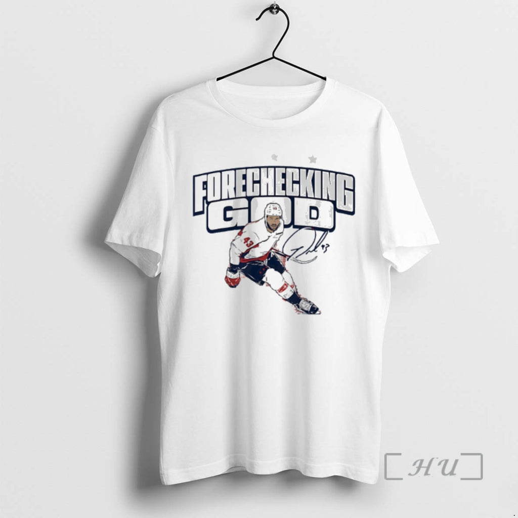 Officials Tom Wilson Washington Capitals Forechecking God Signature