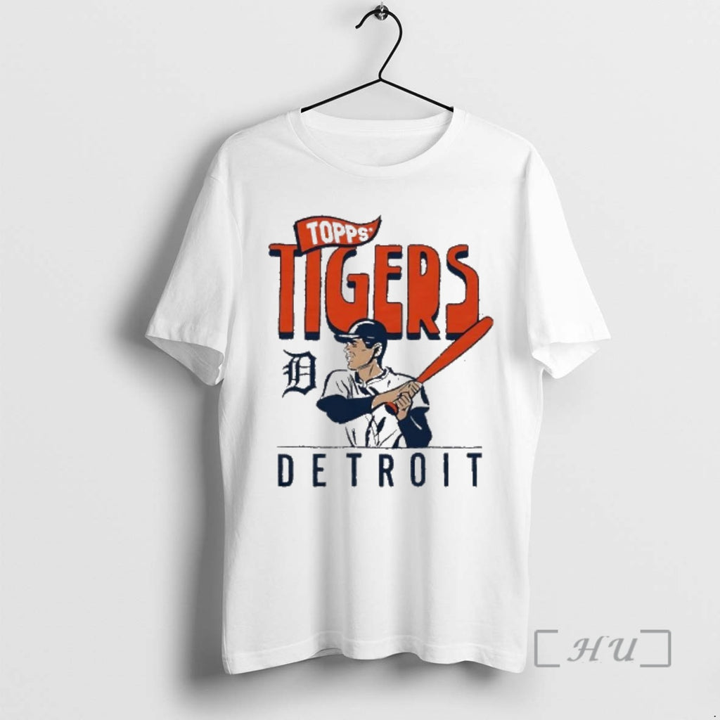 Officials Topps Tigers Detroit Batter Old English D Graphic