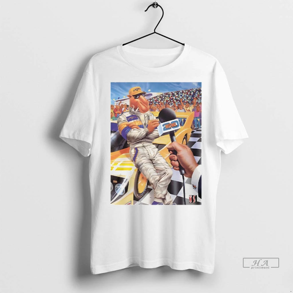 Officials Trendy Camel Racing Driver Cartoon Retro Shirt Sweater