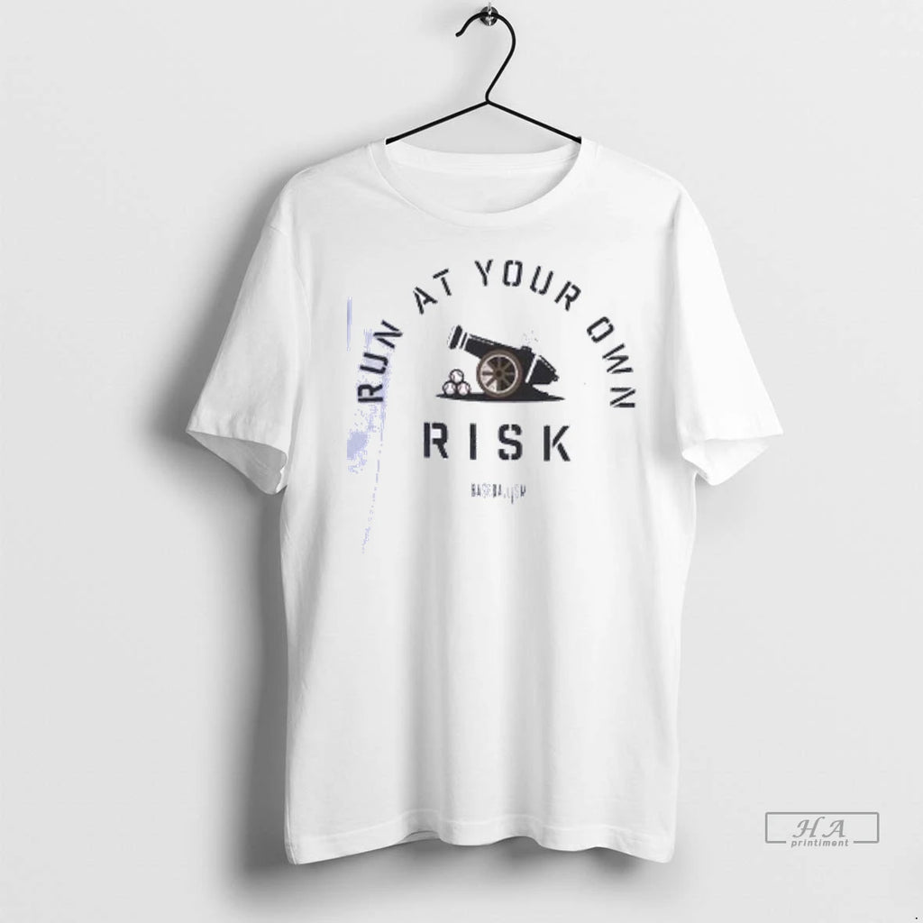 Officials Trendy Cannon Run At Your Own Risk Baseballism Shirt Sweater