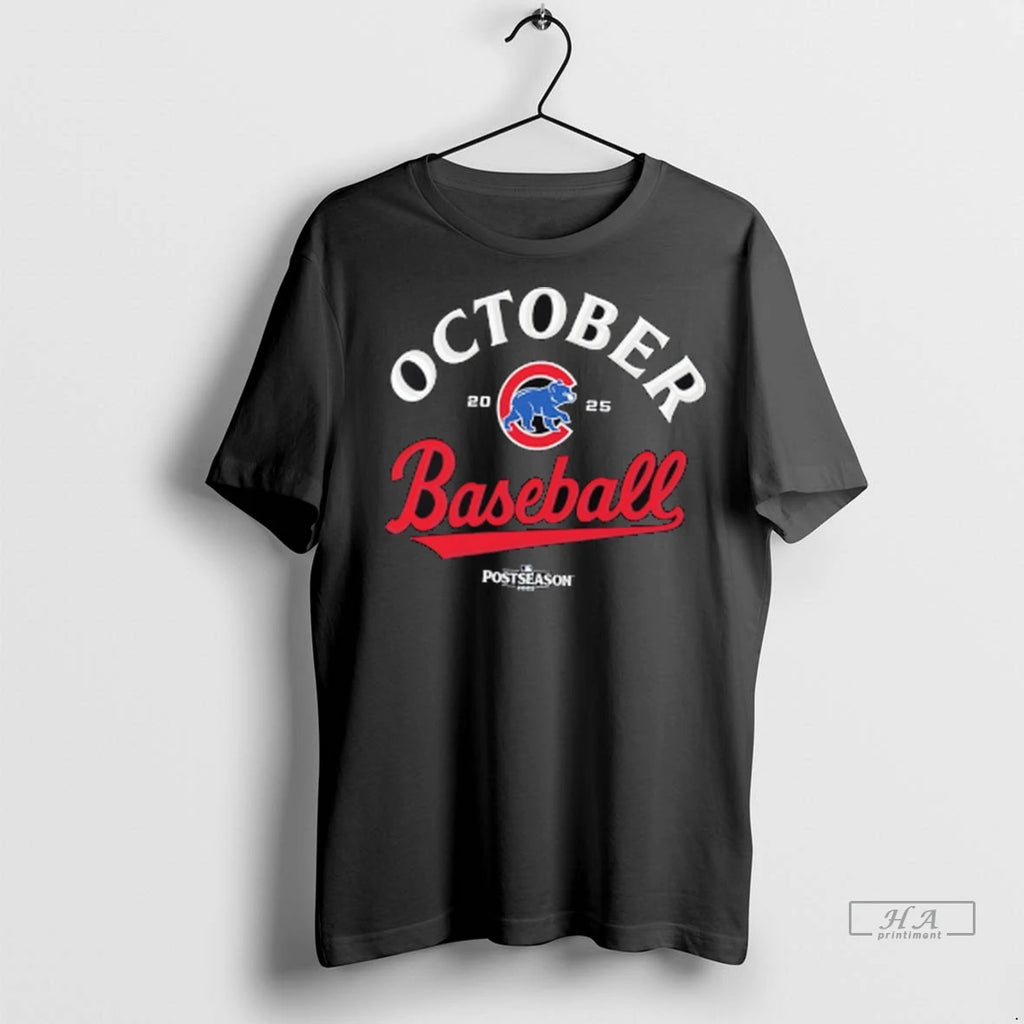 Officials Trendy Chicago Cubs October Baseball Postseason 2025 Shirt Sweater