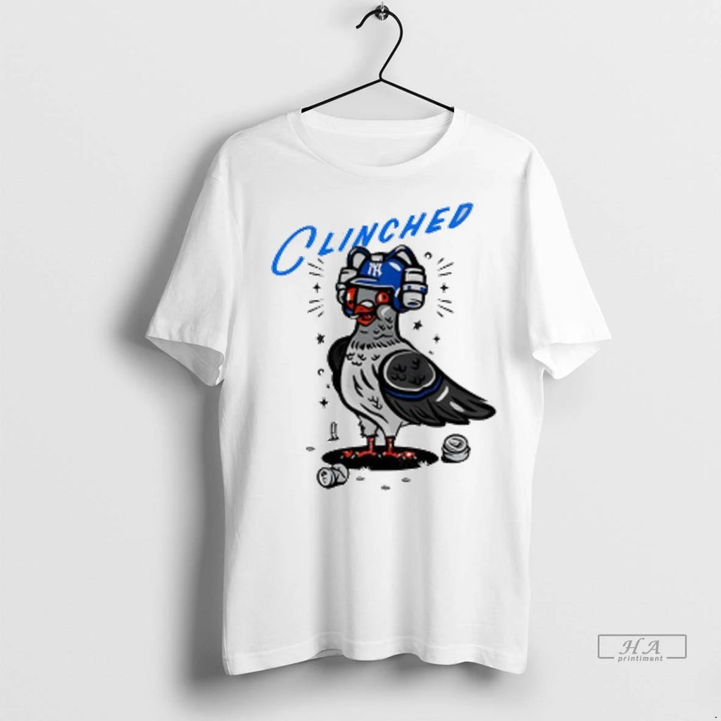 Officials Trendy Dove New York Yankees Mlb Baseball Clinched 2025 Ladies Shirt Sweater