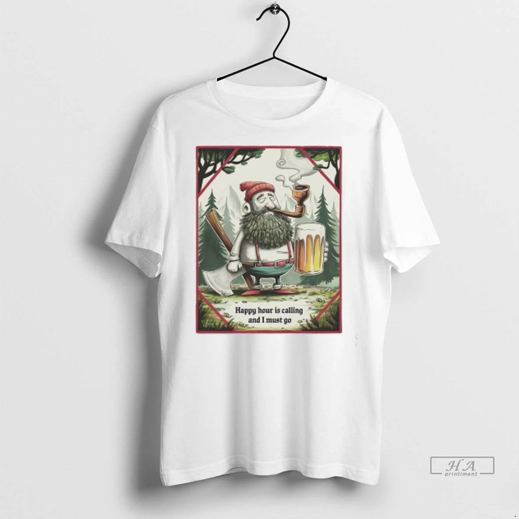 Officials Trendy Happy Hour Is Calling And I Must Go Shirt Sweater