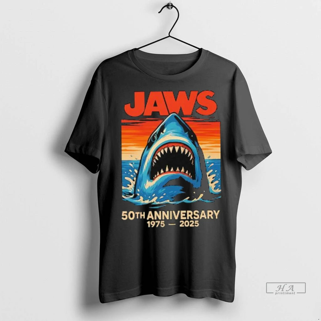 Officials Trendy Jaws Movie Vintage 50th Anniversary 1975 2025 Ladies Shirt Sweater